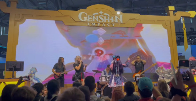 原神亮相德国科隆展，短片全场播放第一，外国乐团中文唱神女劈观